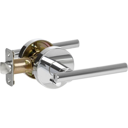 Delaney Hardware Contemporary Collection Cira Polished Chrome Bed/Bath Door Handle 350526